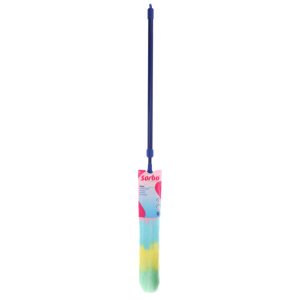 Sorbo Plumeau - multikleur - kunststof - 115 cm - met telescoopsteel -