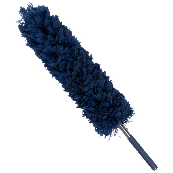 Lifetime Clean plumeau/duster XL - uitschuifbaar - synthetisch - blauw/grijs - 55-142 cm
