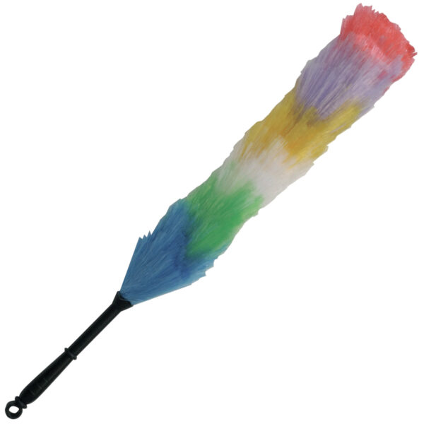MSV Plumeau - Stofborstel - Duster - hand stoffer - gekleurd - 61 cm