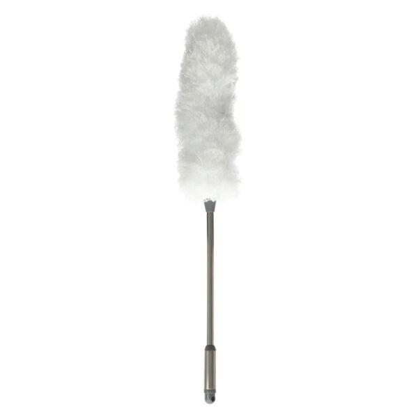 5Five Plumeau - RVS steel - 78 cm - wit - ragebol - schoonmaken