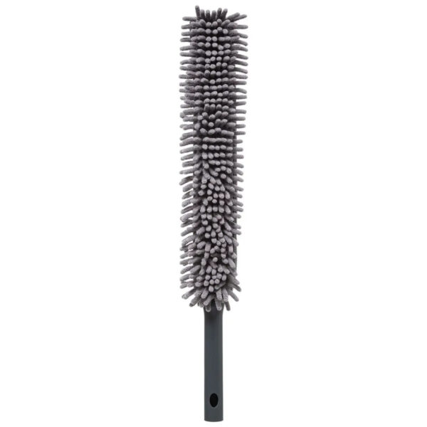 Plumeau/ragebol microvezel 63 cm grijs buigbaar -