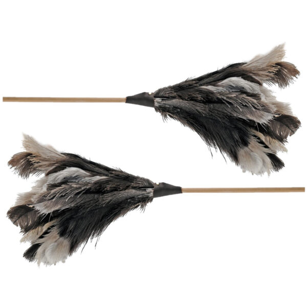 Sorex Plumeau - 2x - struisvogelveren - 40 cm - afstoffen -