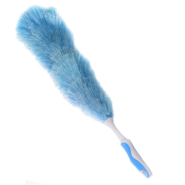Plumeau - kunststof - 65 cm - blauw - ragebol