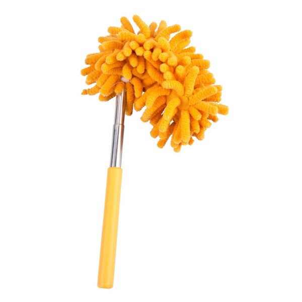 Telescopische duster oranje 26-74 cm -